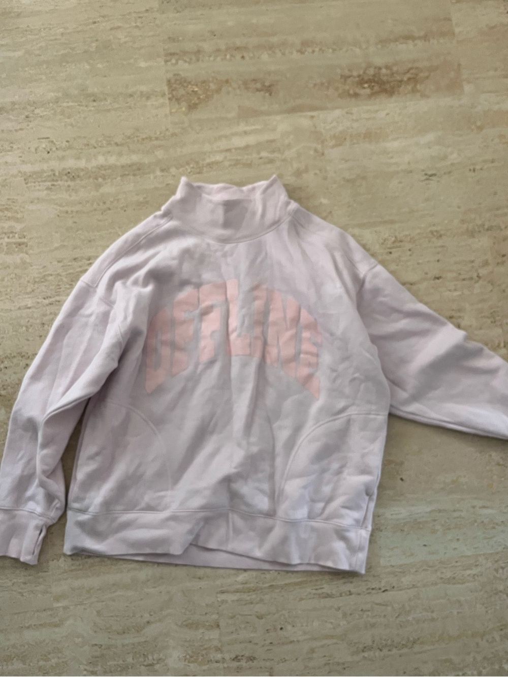 Women’s Aerie Offline Pink Mock Neck Sweater